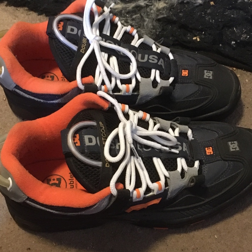 DC Men’s Black & Orange Skate Shoes